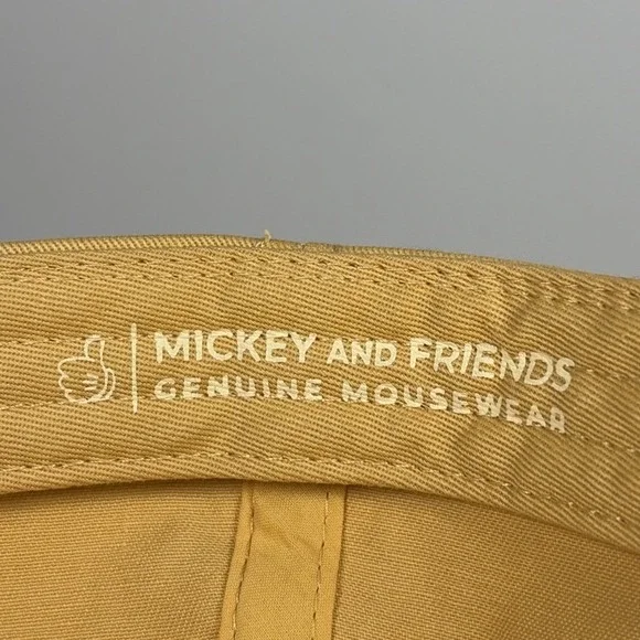 Disney Mickey Mouse & Friends Cartoon Mickey Yellow Strap Back Hat - Picture 9 of 10